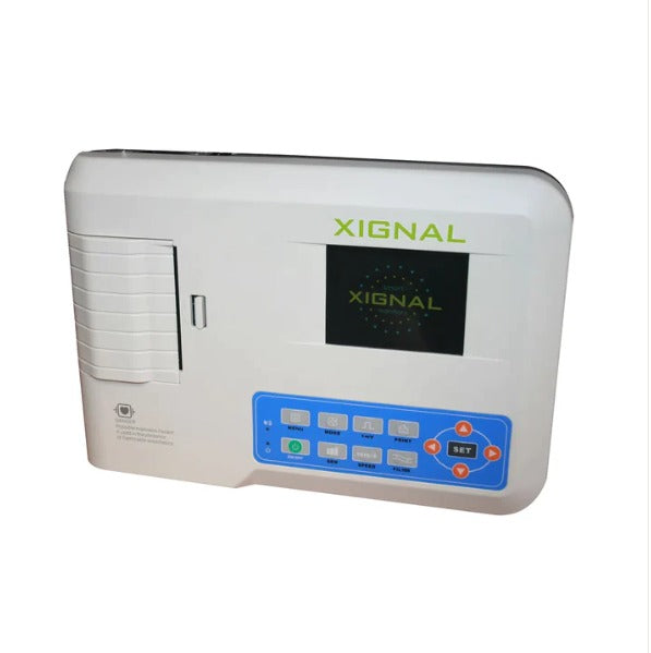 Electrocardiógrafo portátil, 1 canal, Pantalla, ECG, ECG100G